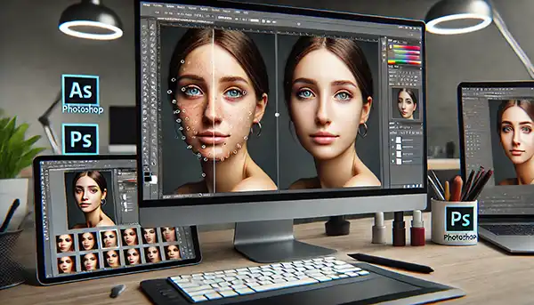 Einfache Beautyretusche mit Adobe Photoshop